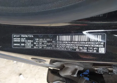 2024 Dodge Hornet R/T from USA, damaged, VIN ZACPDFCW1R3A25848